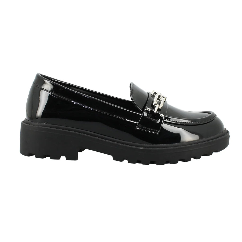 IQ KIDS 18.ELIANA-205 Μαύρο Loafer