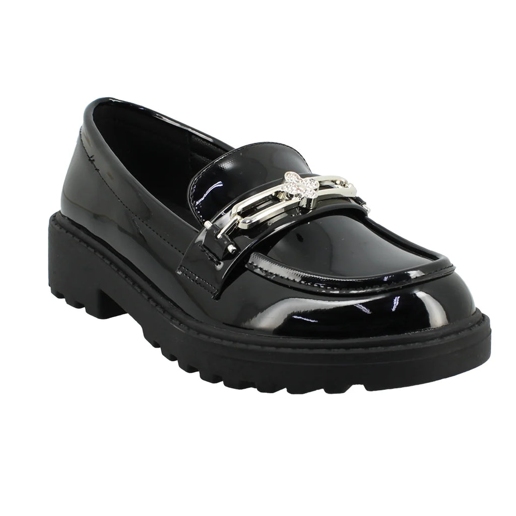 IQ KIDS 18.ELIANA-205 Μαύρο Loafer