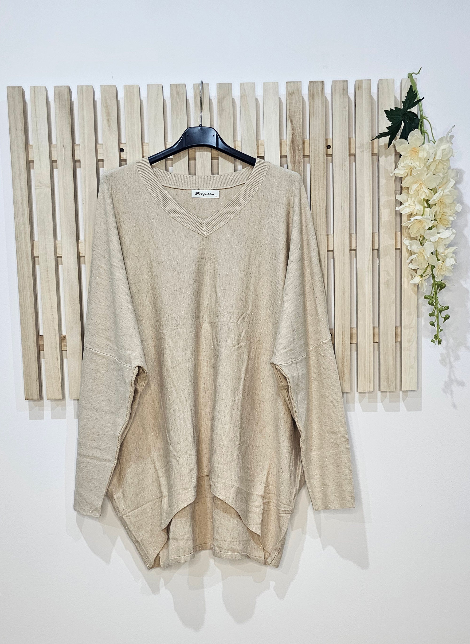 ΜΑΛΛΙΝΗ OVERSIZE LUREX
