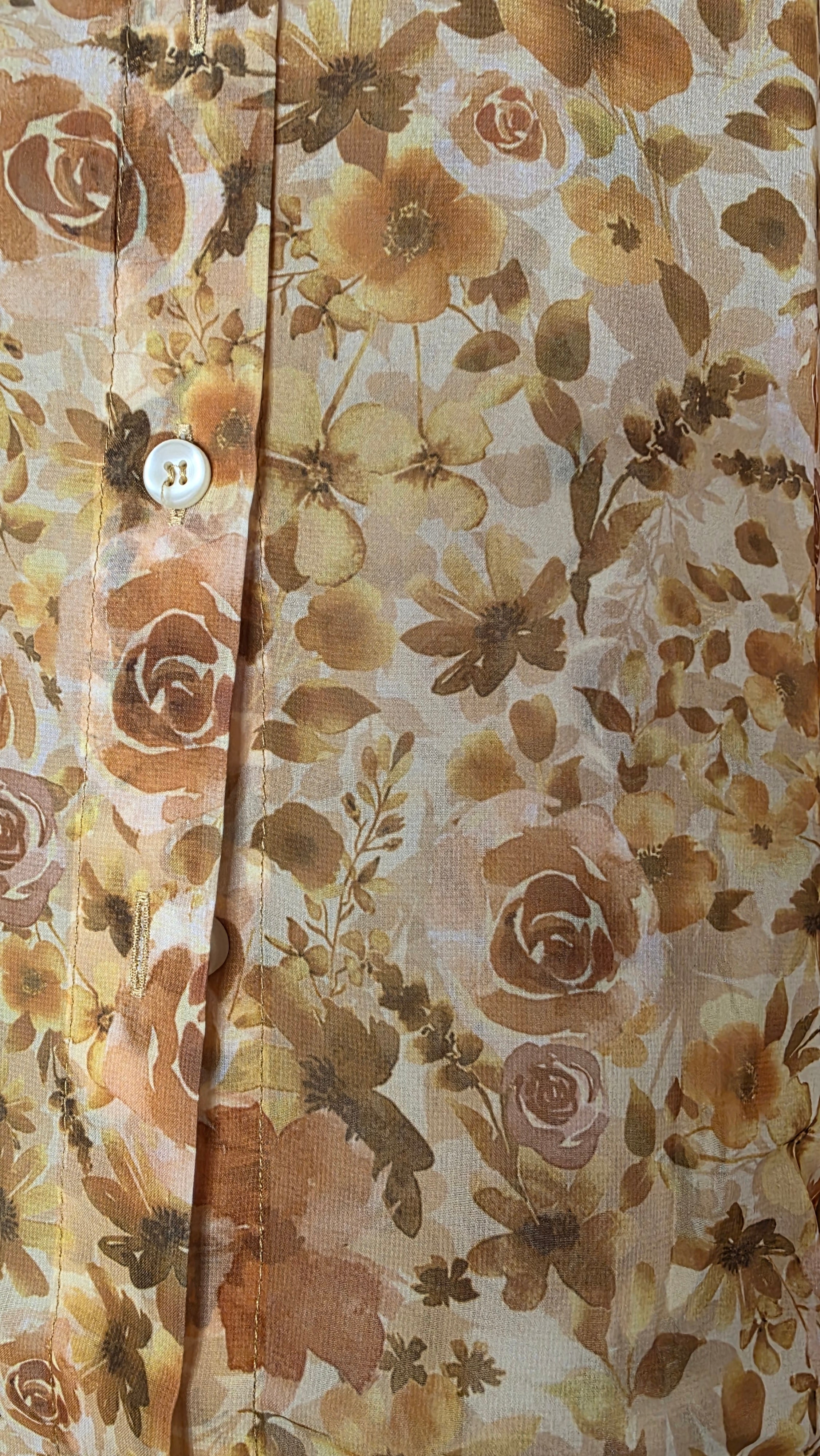 Πουκάμισο με φιόγκο σε ζεστό floral print