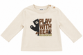 Βρεφική Μπλούζα Play With Bear Εκρού LOSAN