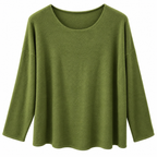 Γυναικεία Πλεκτή Μπλούζα με Στρογγυλή Λαιμόκοψη