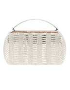 ΤΣΑΝΤΑΚΙ CLUTCH ΜΕ ΚΡΥΣΤΑΛΛΑ ΚΑΙ ΣΤΡΑΣ ΜΕ ΜΕΤΑΛΛΙΚΟ ΧΕΡΟΥΛΙ