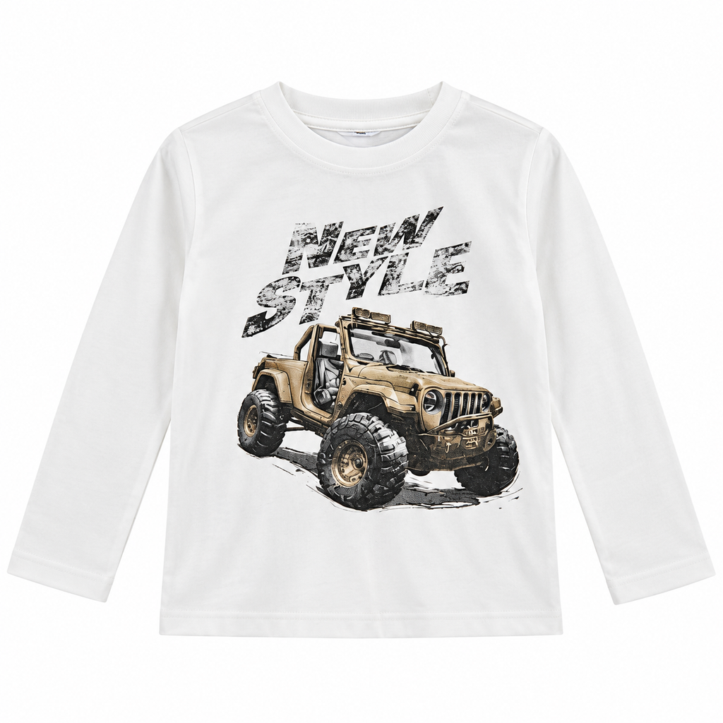 Σετ Φόρμες Αγόρι New Style Trucks 3 τμχ