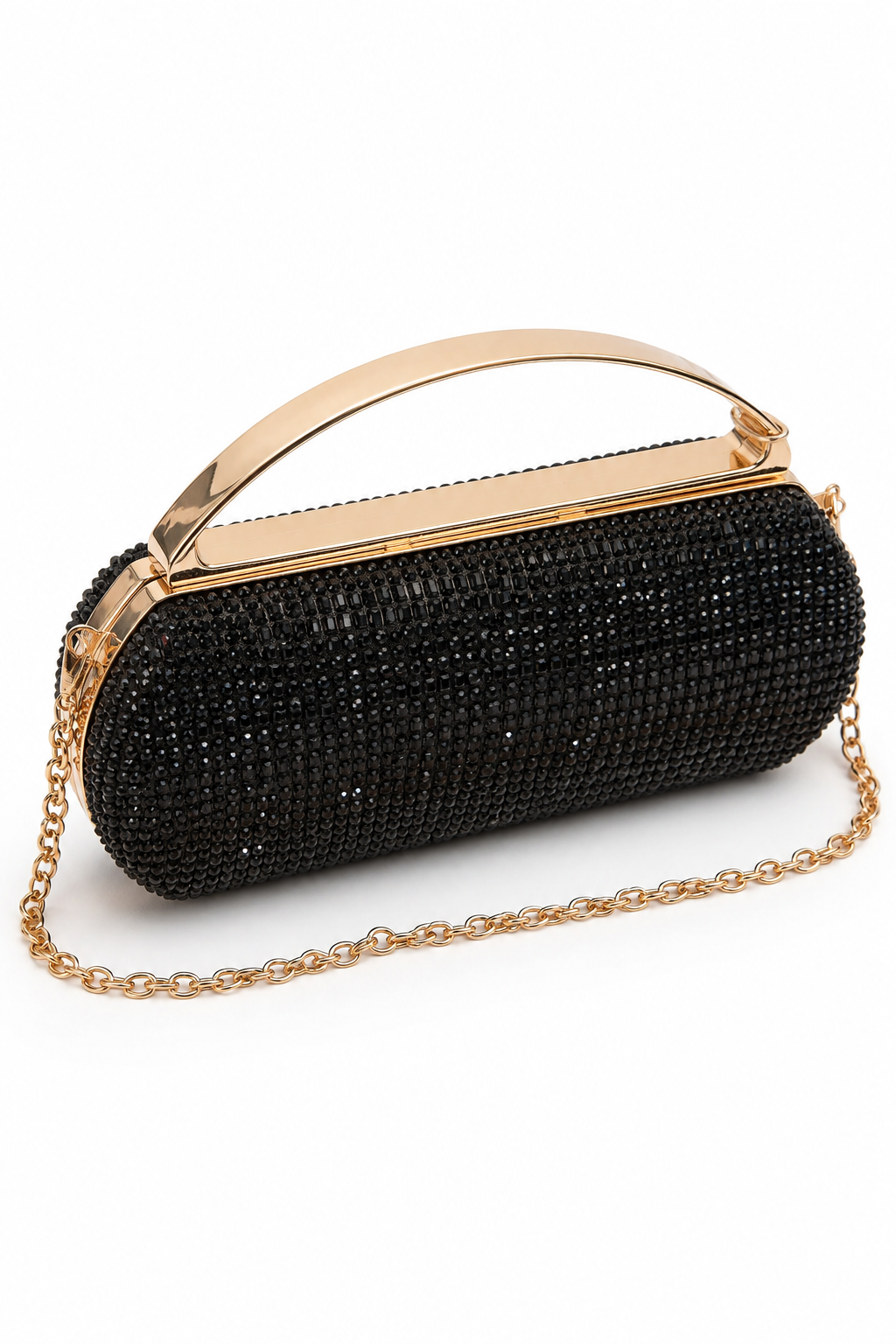Crystal Evening Clutch 4Queens με Χερούλι