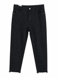 Τζιν Παντελόνι Slim Fit με Strass