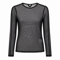 Διάφανο Mesh Top Μαύρο