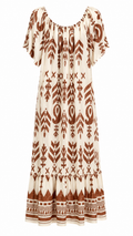 Maxi Φόρεμα με Ethnic Print