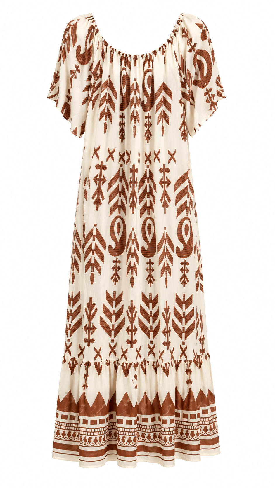 Maxi Φόρεμα με Ethnic Print