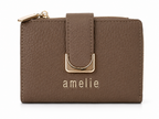 Compact Πορτοφόλι Amelie με Μεταλλική Αγκράφα