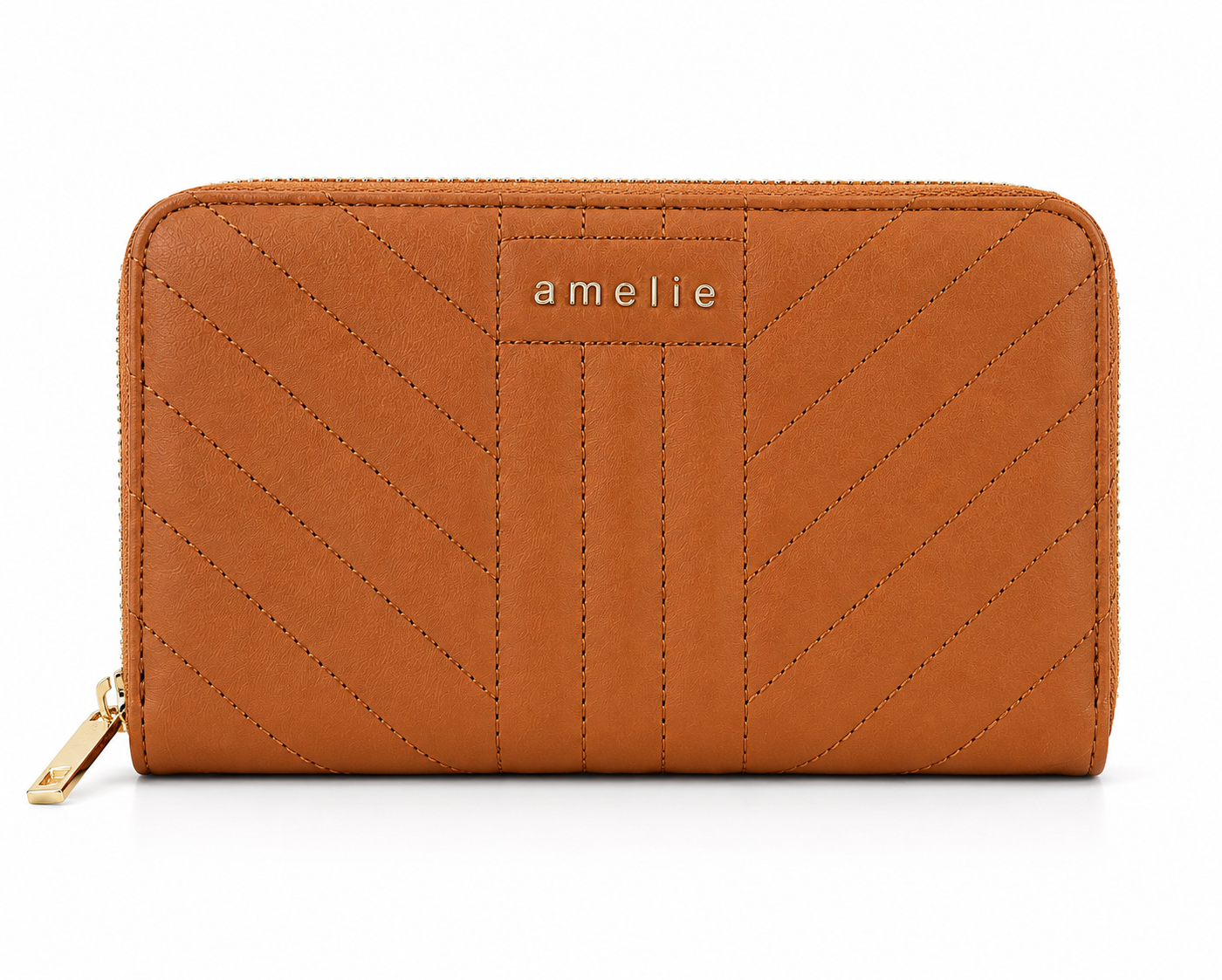Quilted Zip Around Πορτοφόλι Amelie