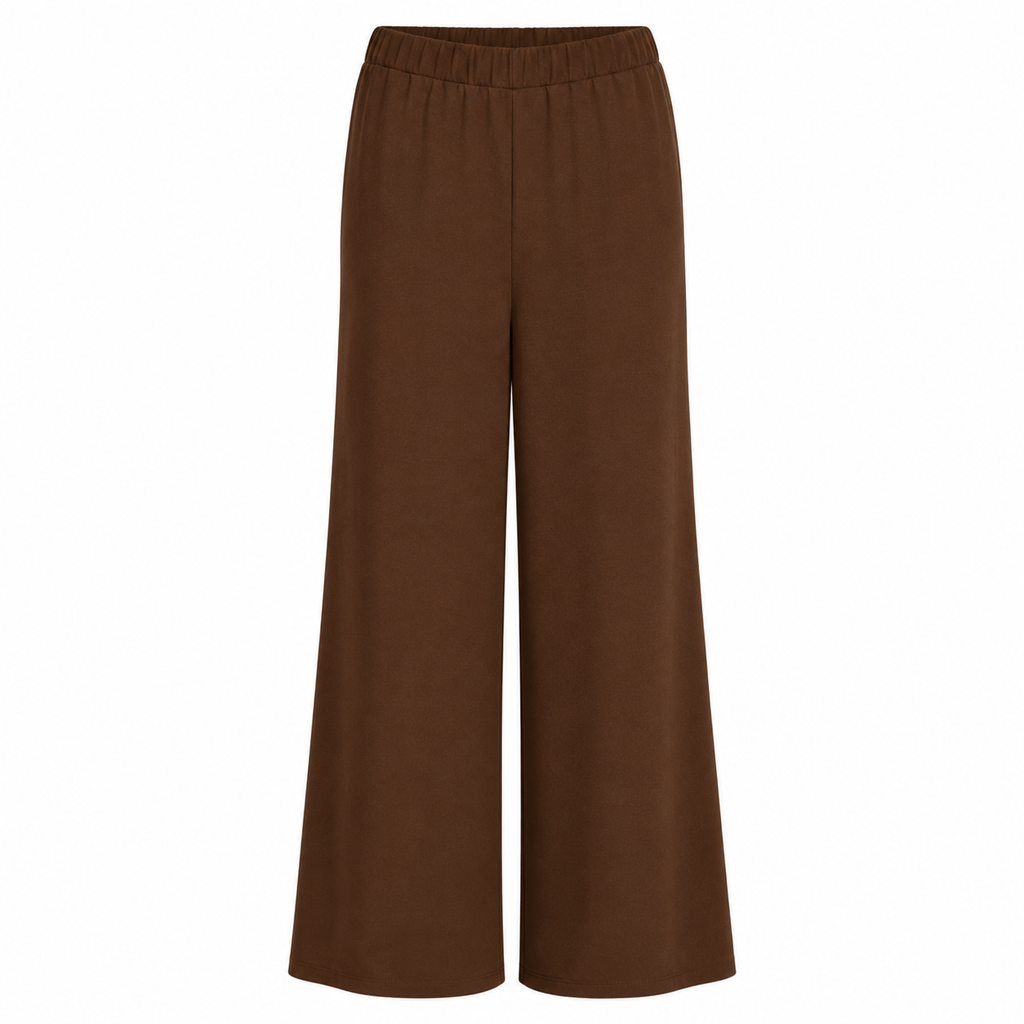 Wide Leg Παντελόνα Plus Size