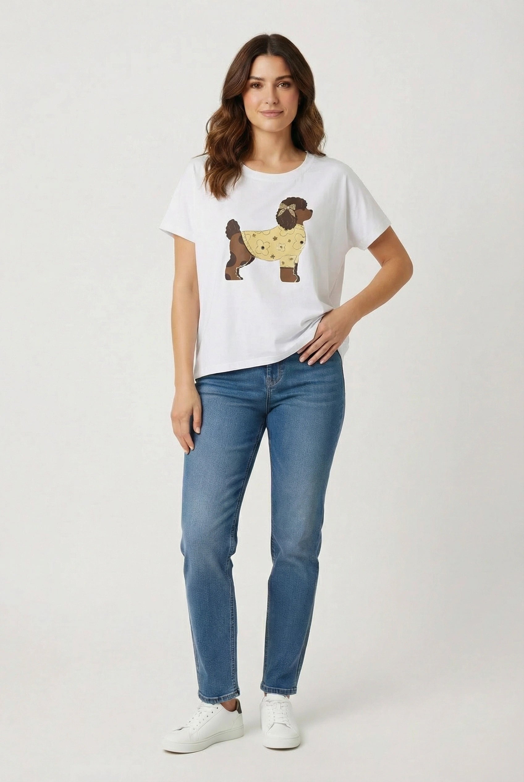 T-shirt με σκυλάκι