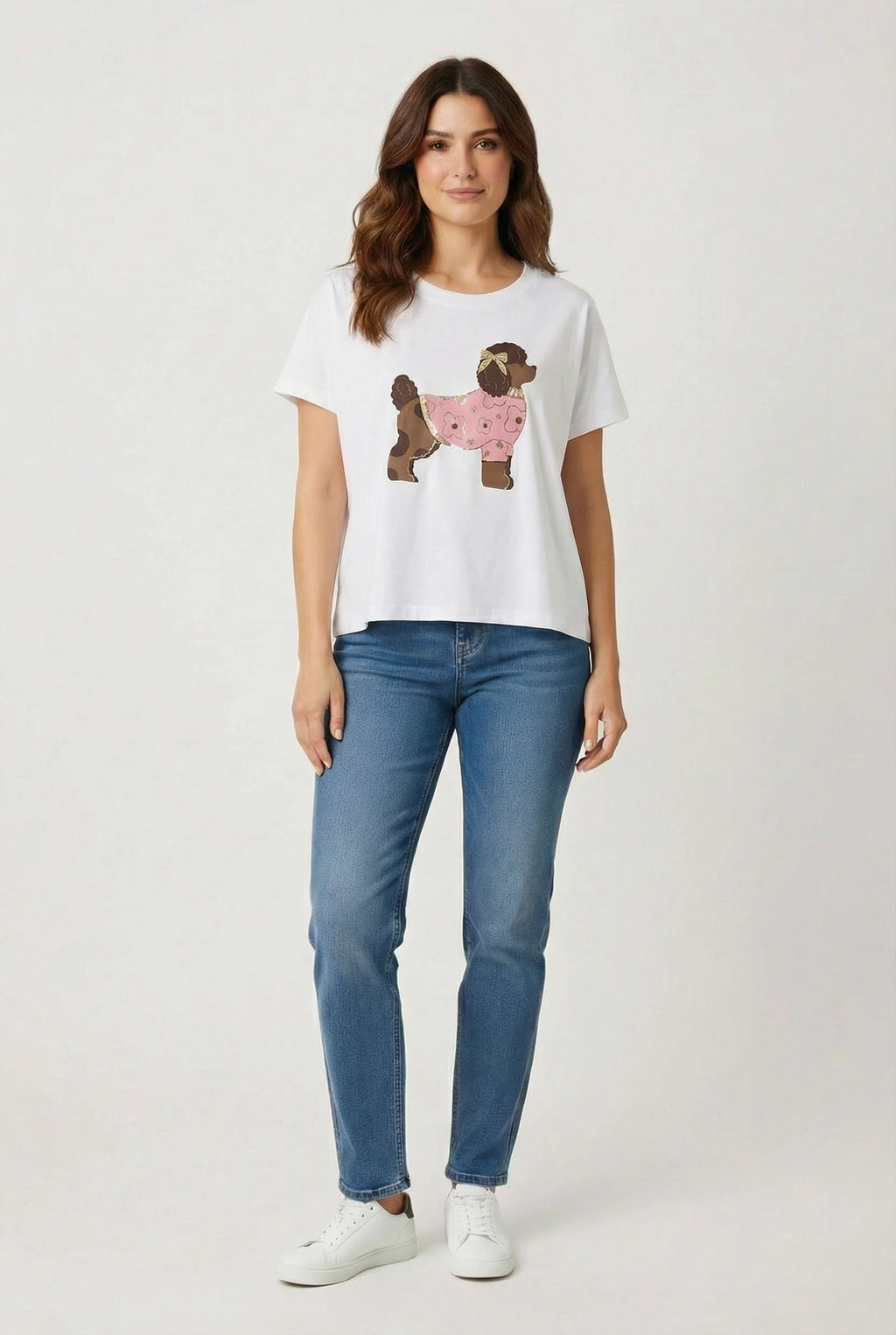 T-shirt με σκυλάκι