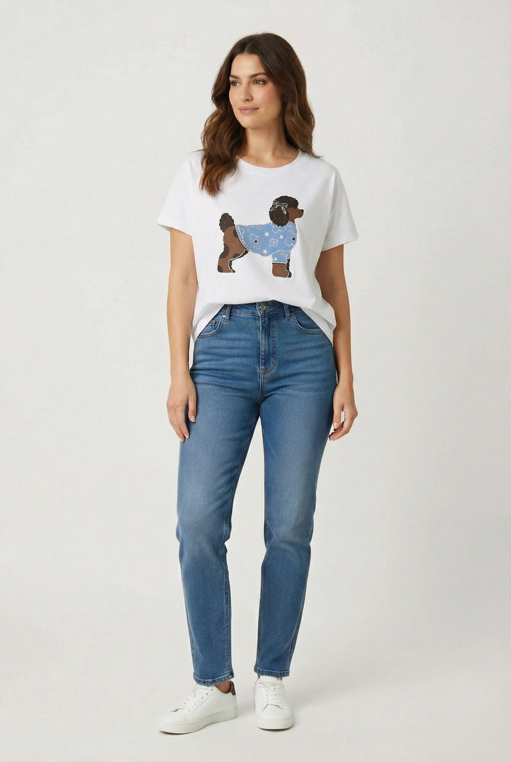 T-shirt με σκυλάκι
