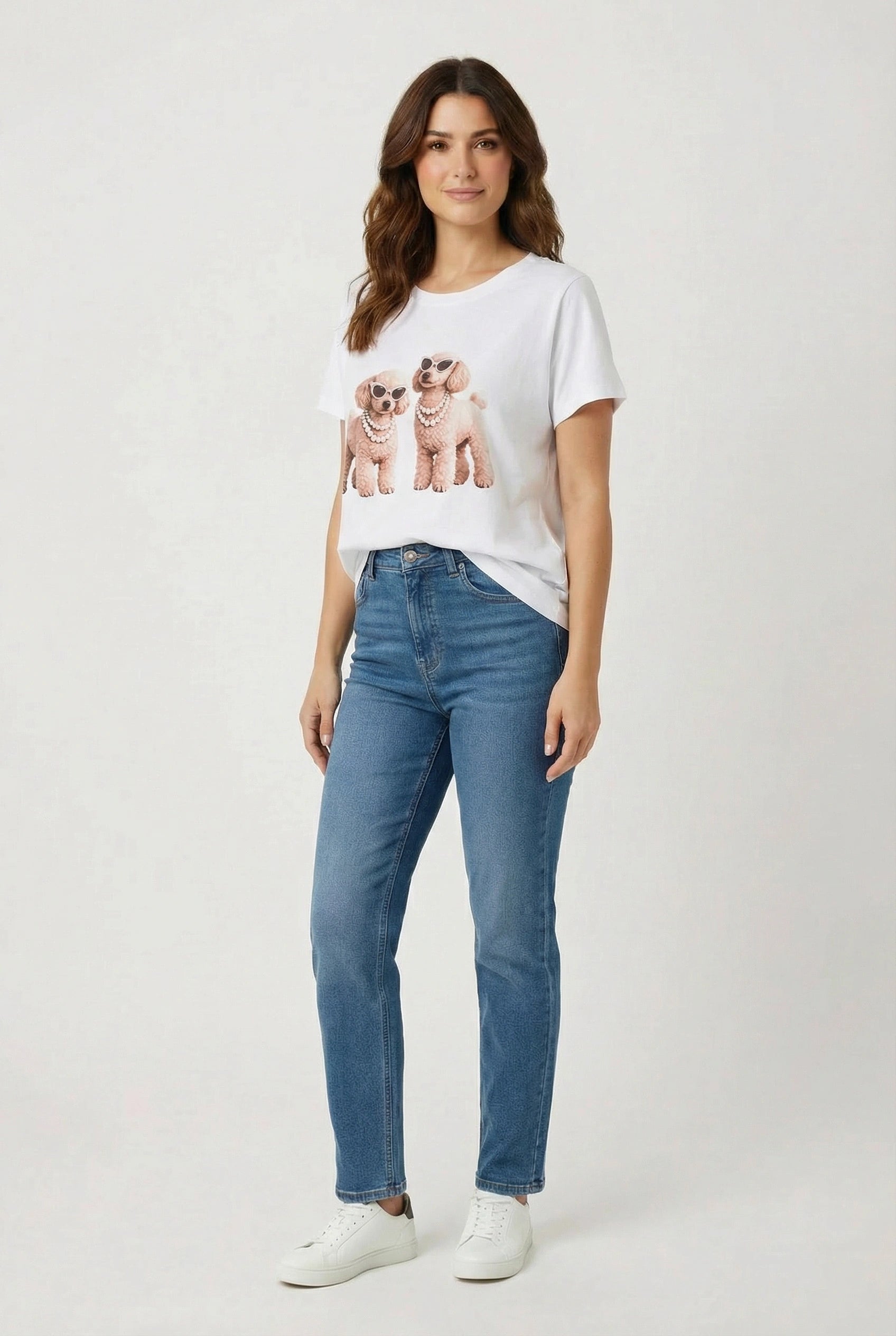 T-Shirt print σκυλάκια