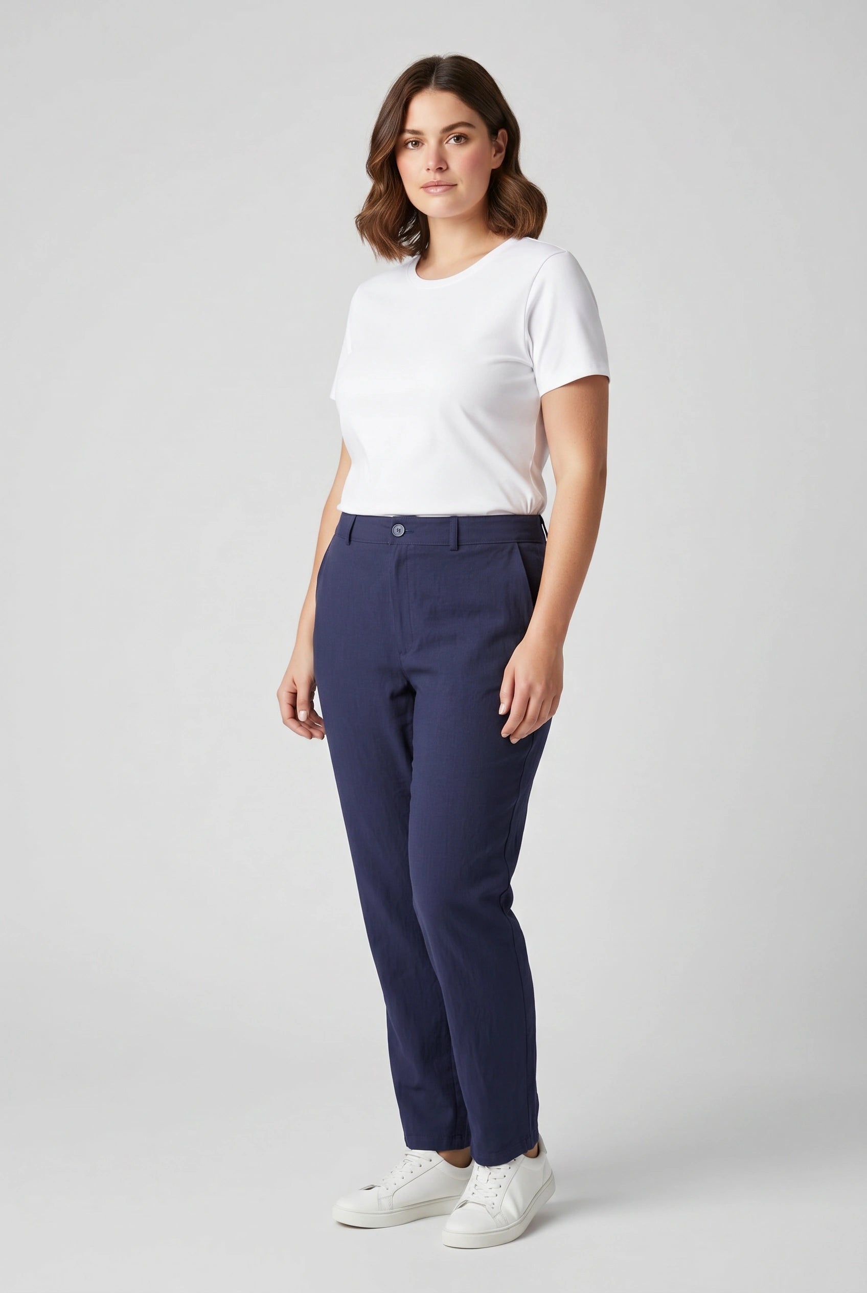 Παντελόνι rayon ελαστικό plus size