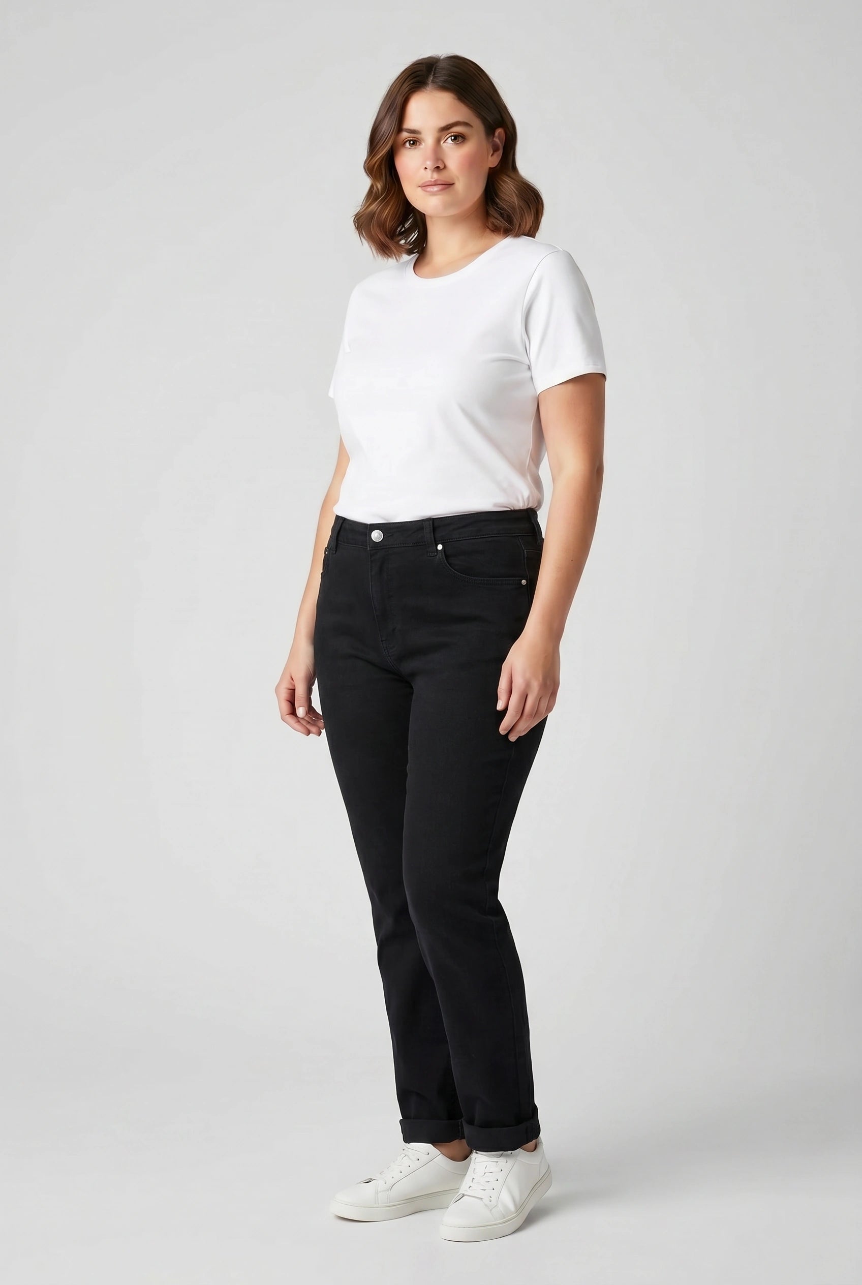 Jeans Μαυρο mom fit