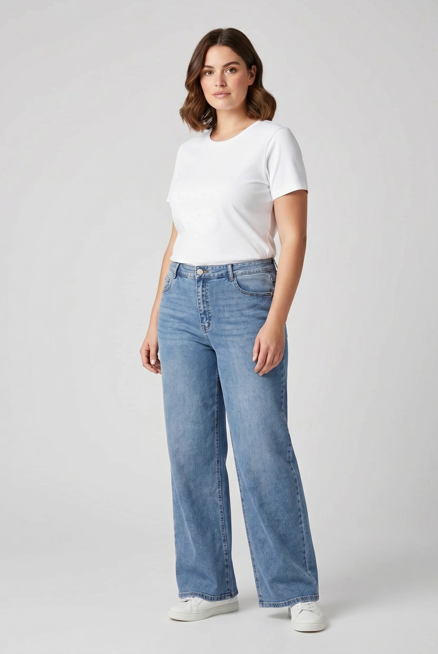 Plus size wide leg