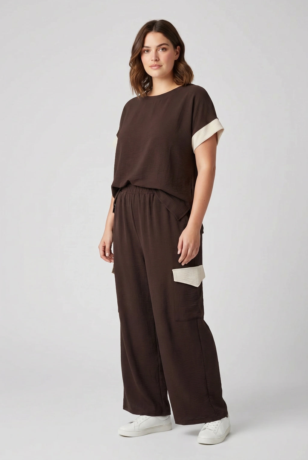 Σετ με παντελόνα plus size