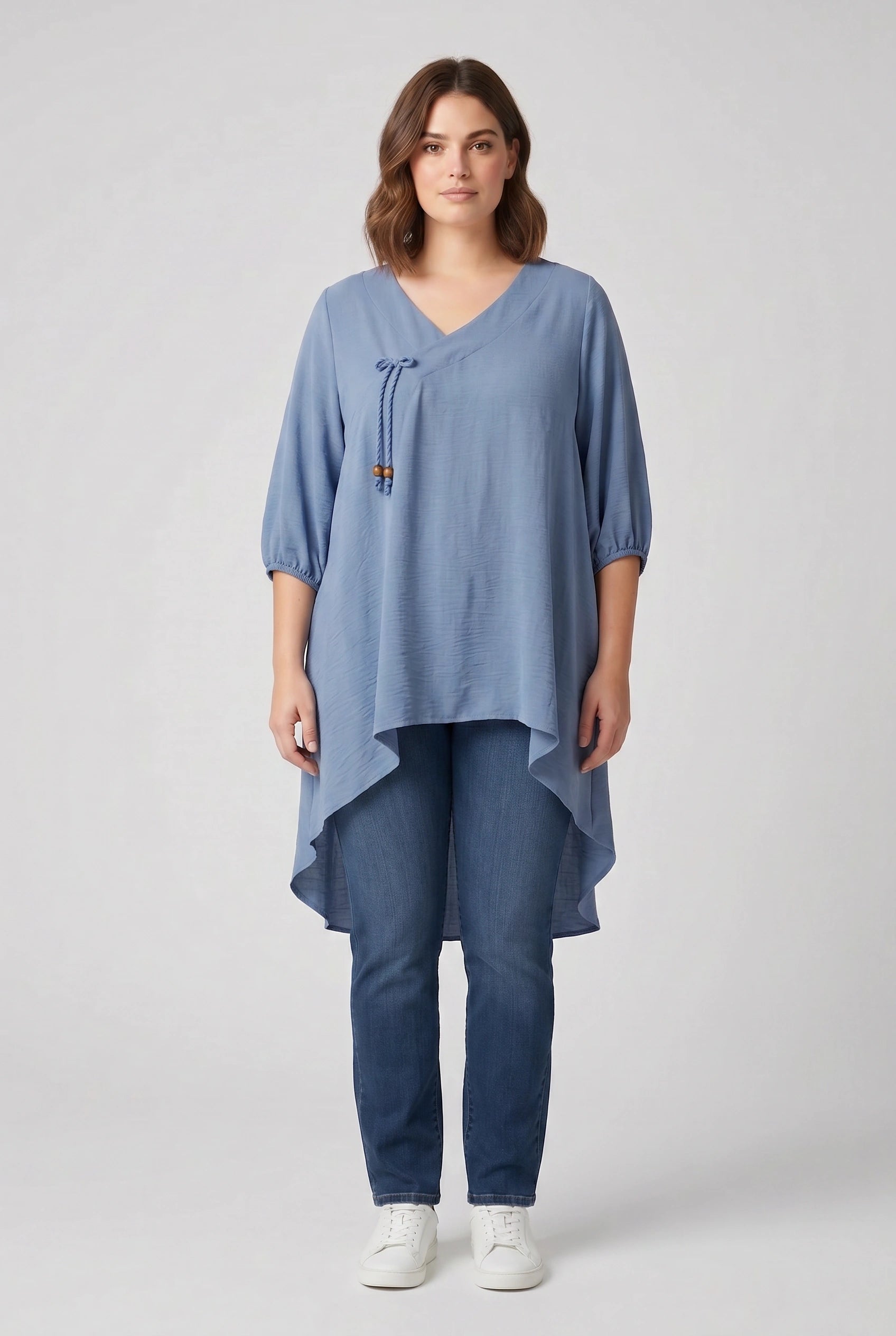 Ασύμμετρη Plus size τουνίκ