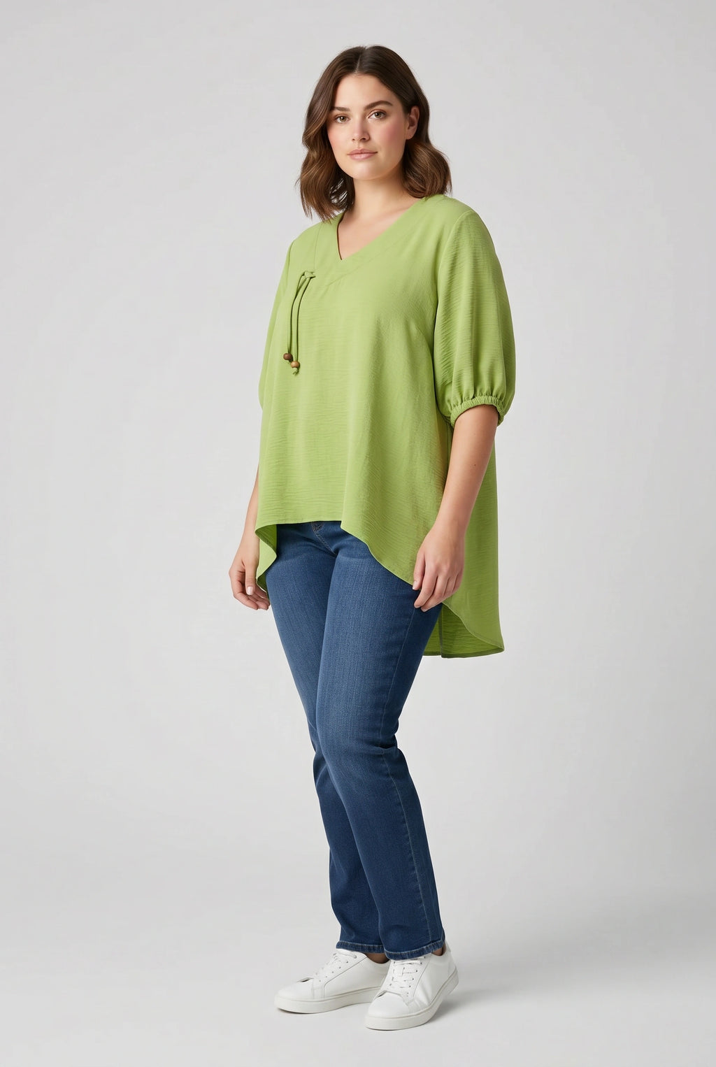 Ασύμμετρη Plus size τουνίκ