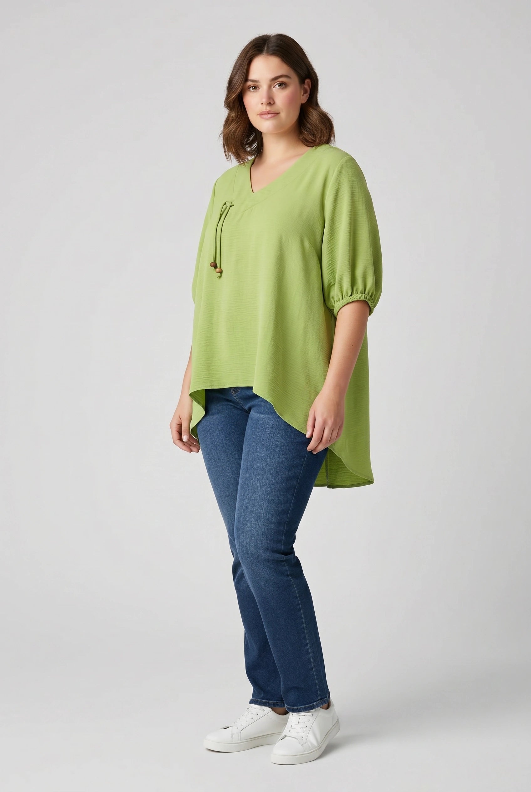 Ασύμμετρη Plus size τουνίκ