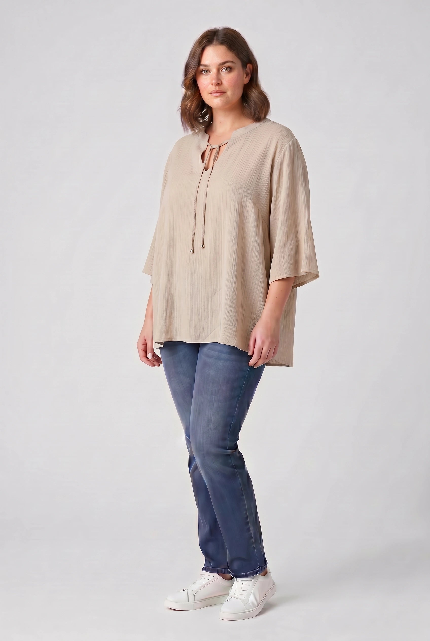 Μπλουζοπουκάμισο plus size