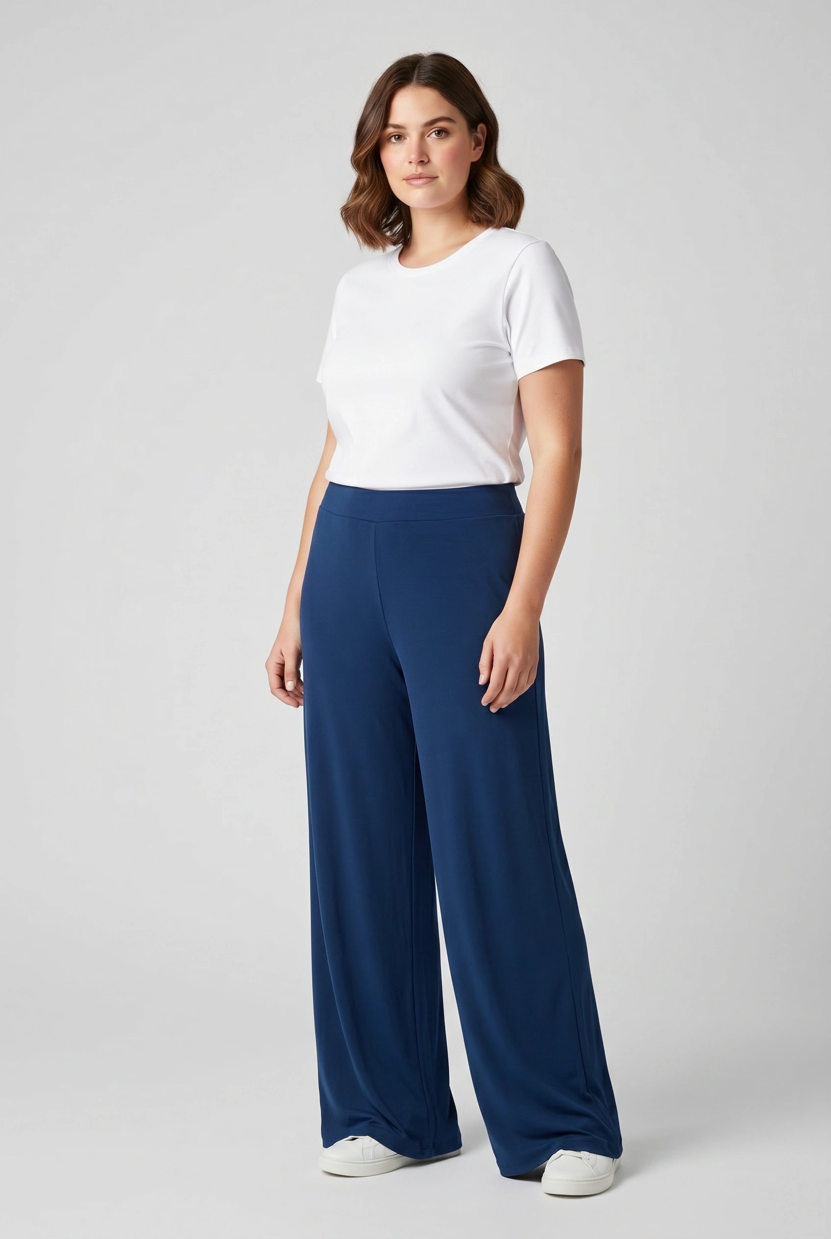 Παντελόνα βισκόζη plus size
