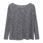 Basic Oversized Μακρυμάνικο Top Plus Size