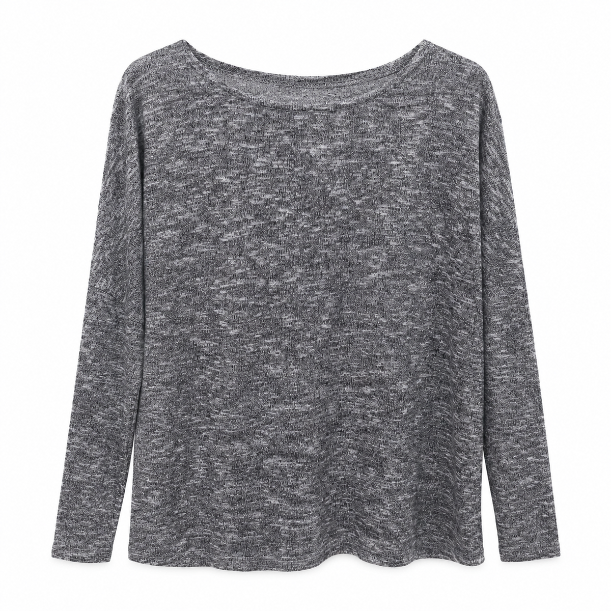 Basic Oversized Μακρυμάνικο Top Plus Size