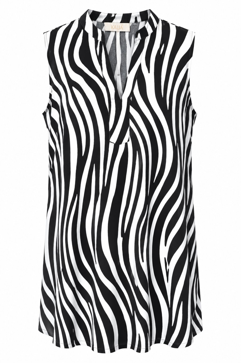 Αμάνικο Φόρεμα Animal Print Plus Size