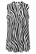 Αμάνικο Φόρεμα Animal Print Plus Size