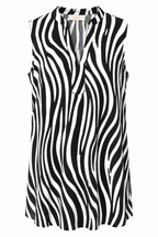 Αμάνικο Φόρεμα Animal Print Plus Size