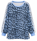 Animal Print Σετ Μπλούζα και Παντελόνα Plus Size