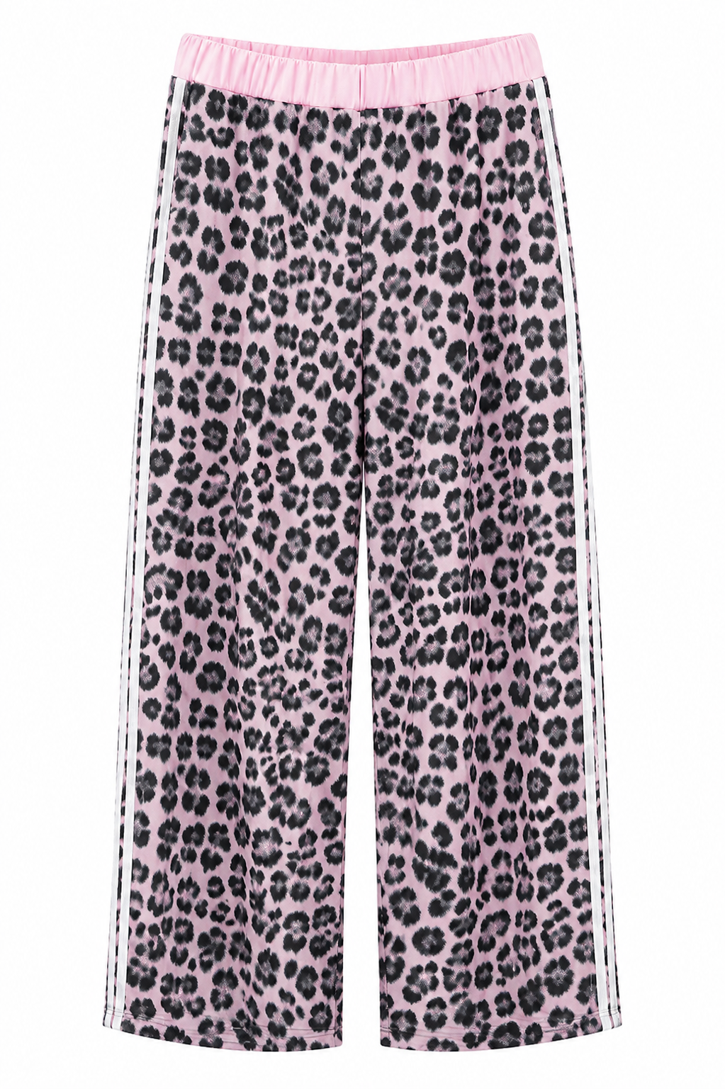 Animal Print Σετ Μπλούζα και Παντελόνα Plus Size