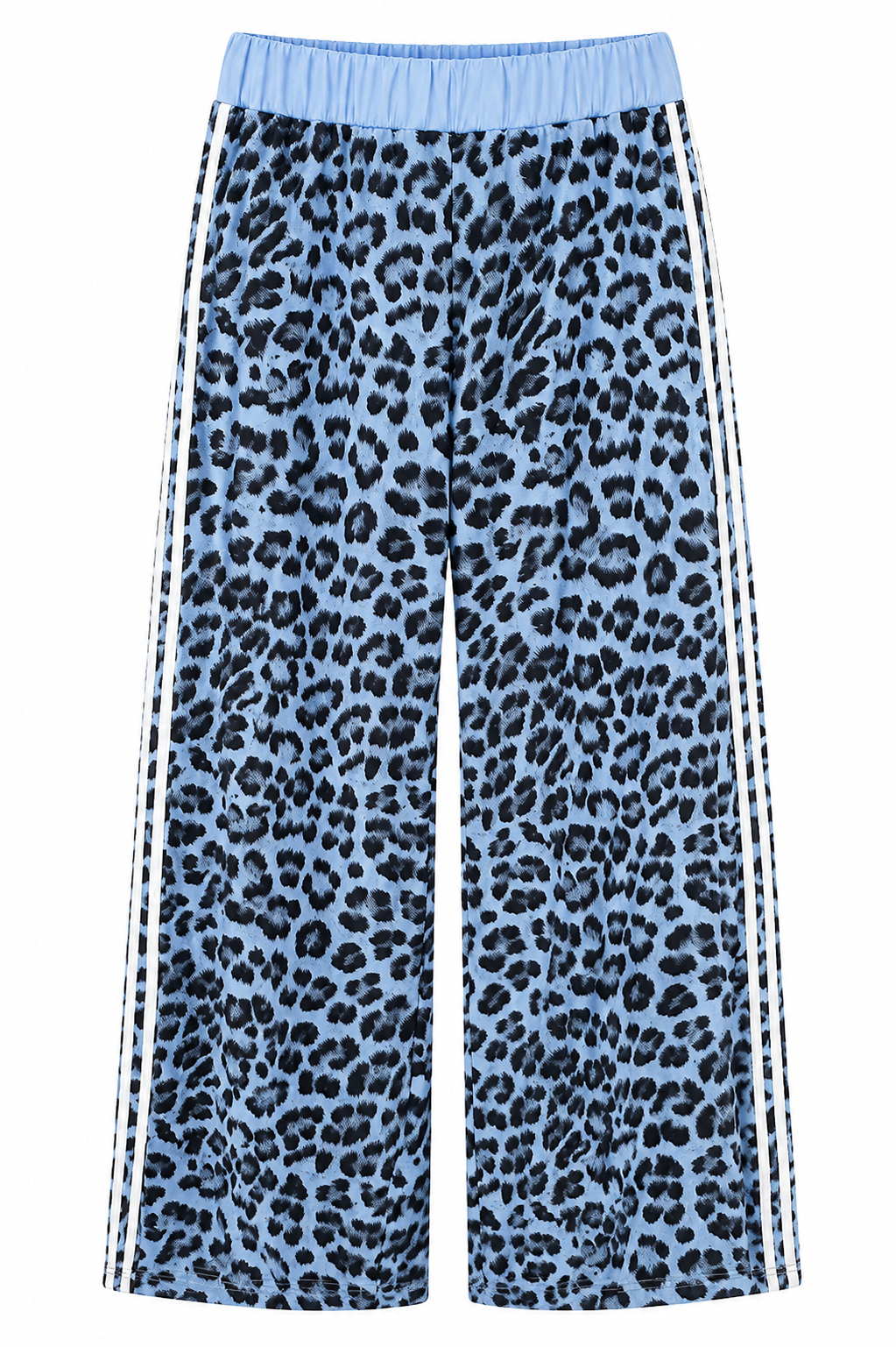 Animal Print Σετ Μπλούζα και Παντελόνα Plus Size