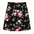 Floral Σετ Crop Top και Βερμούδα