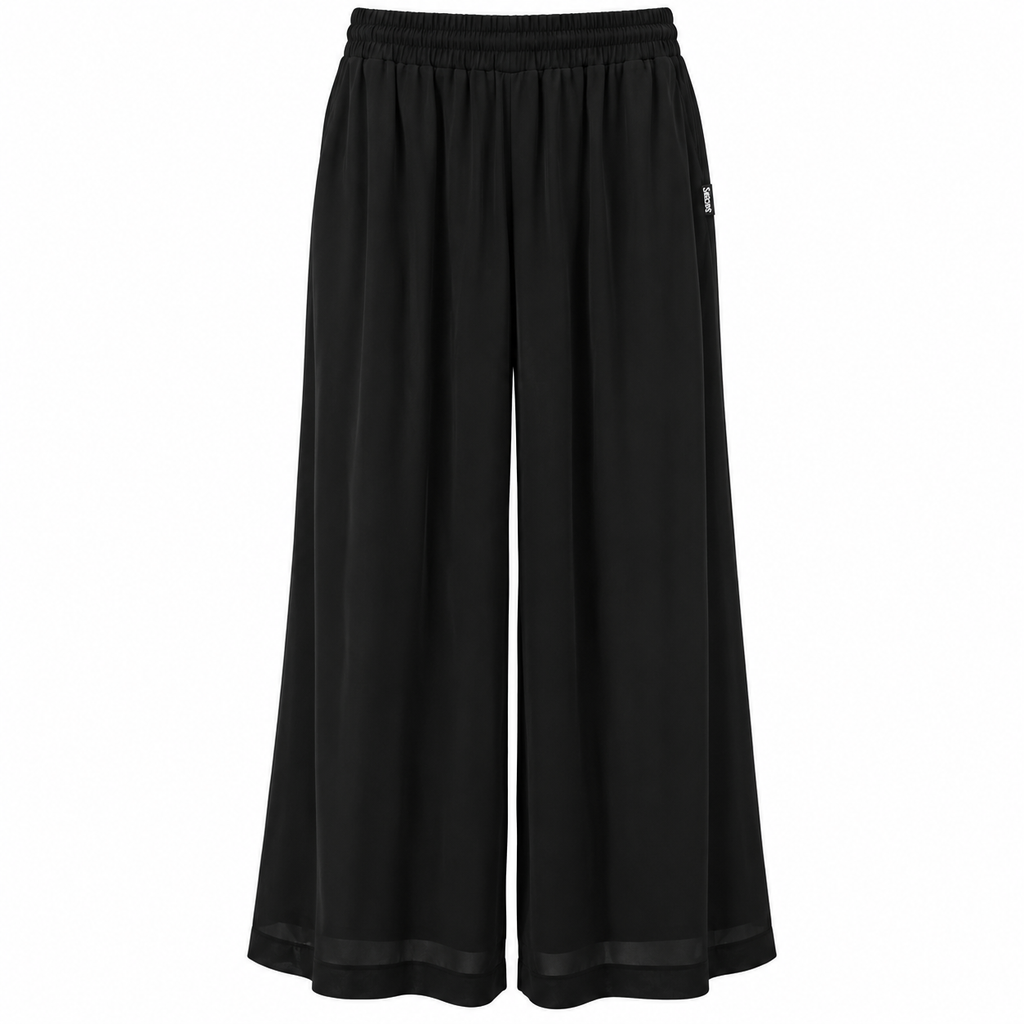 Γυναικείο Σετ Μπλούζα με V και Wide Leg Παντελόνα