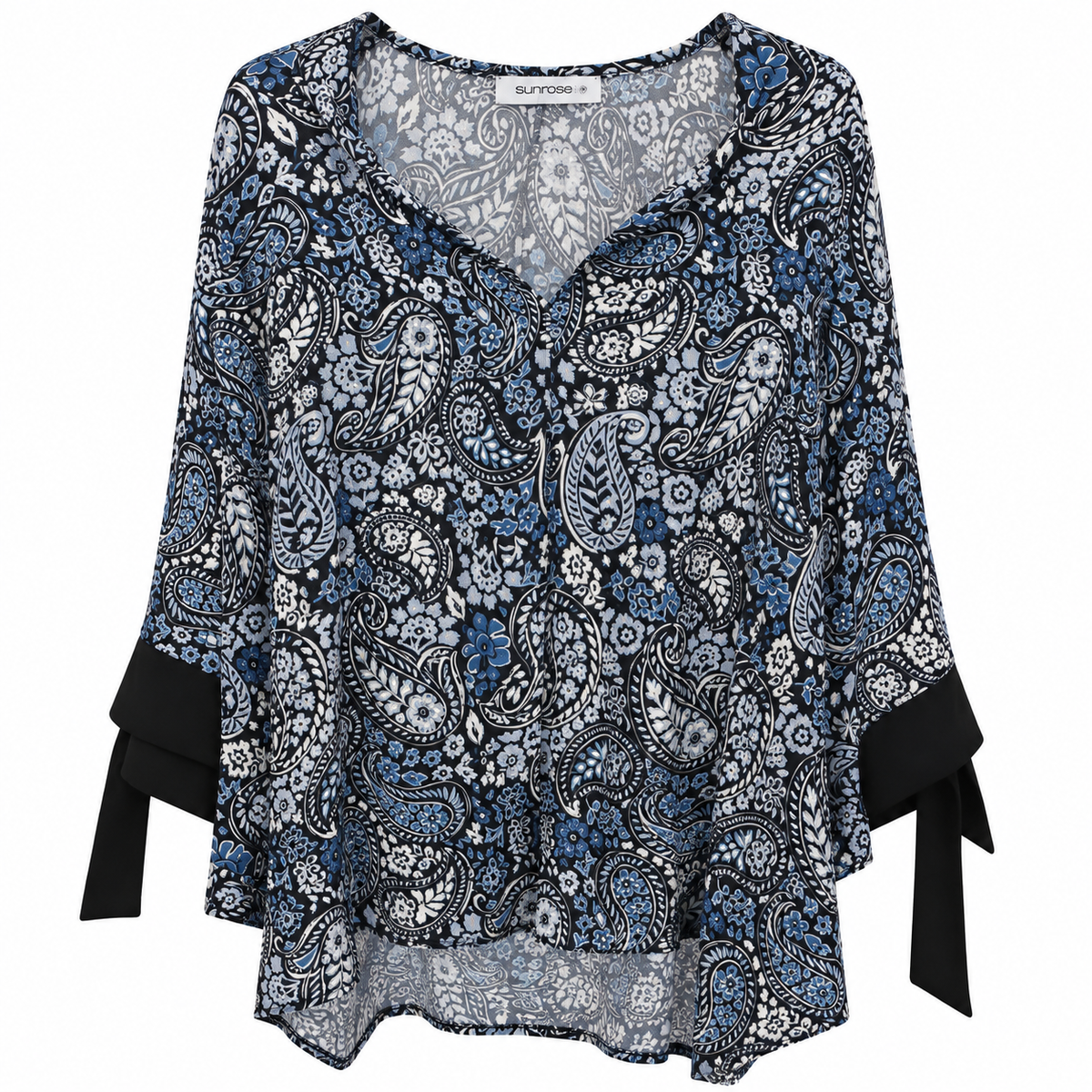 Γυναικεία Τουνίκ Paisley Μπλε Plus Size