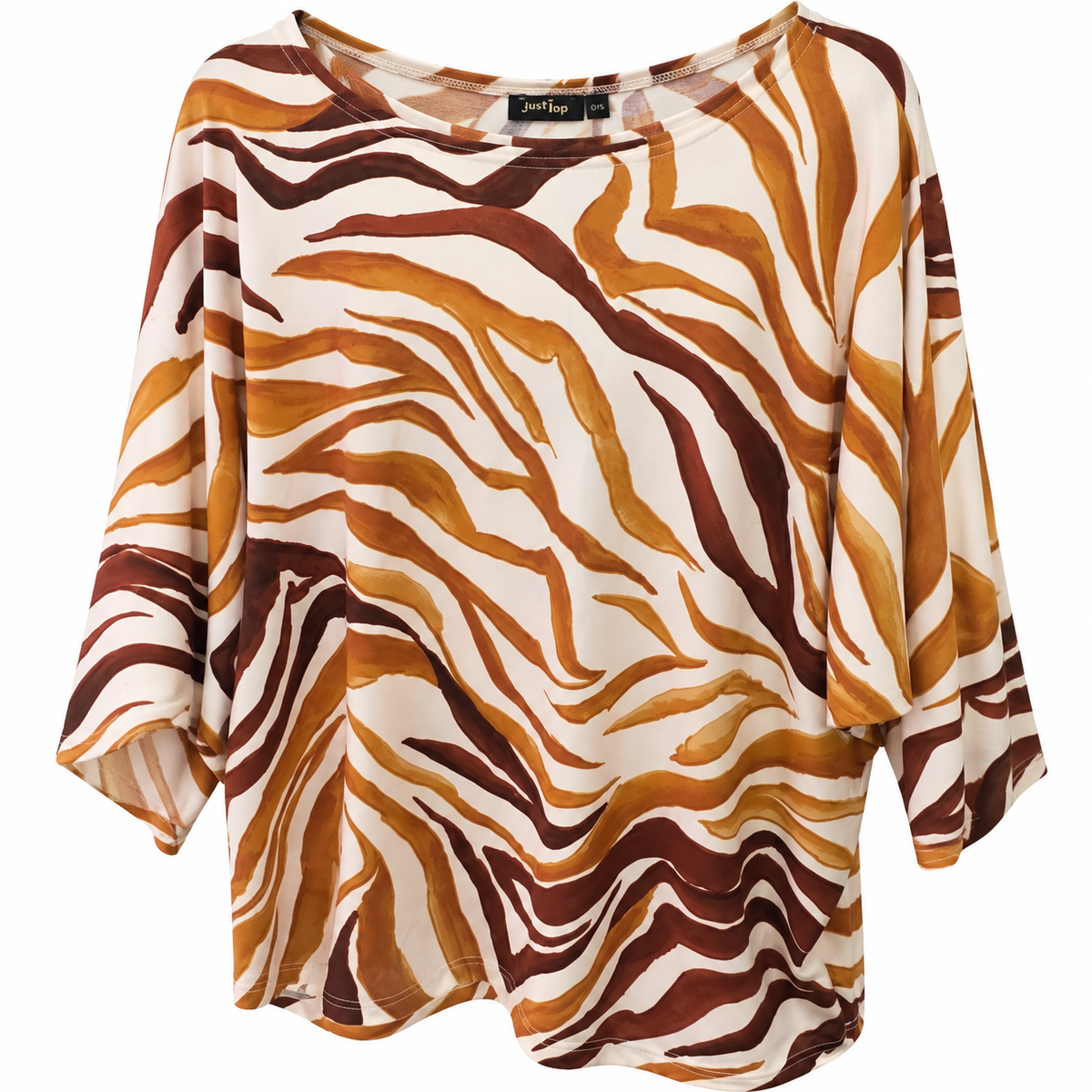 Γυναικεία Oversized Μπλούζα Just Top με Print