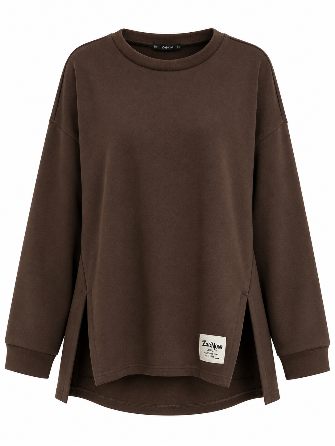 Σετ Oversized Μπλούζα και Wide Leg Παντελόνα Plus Size