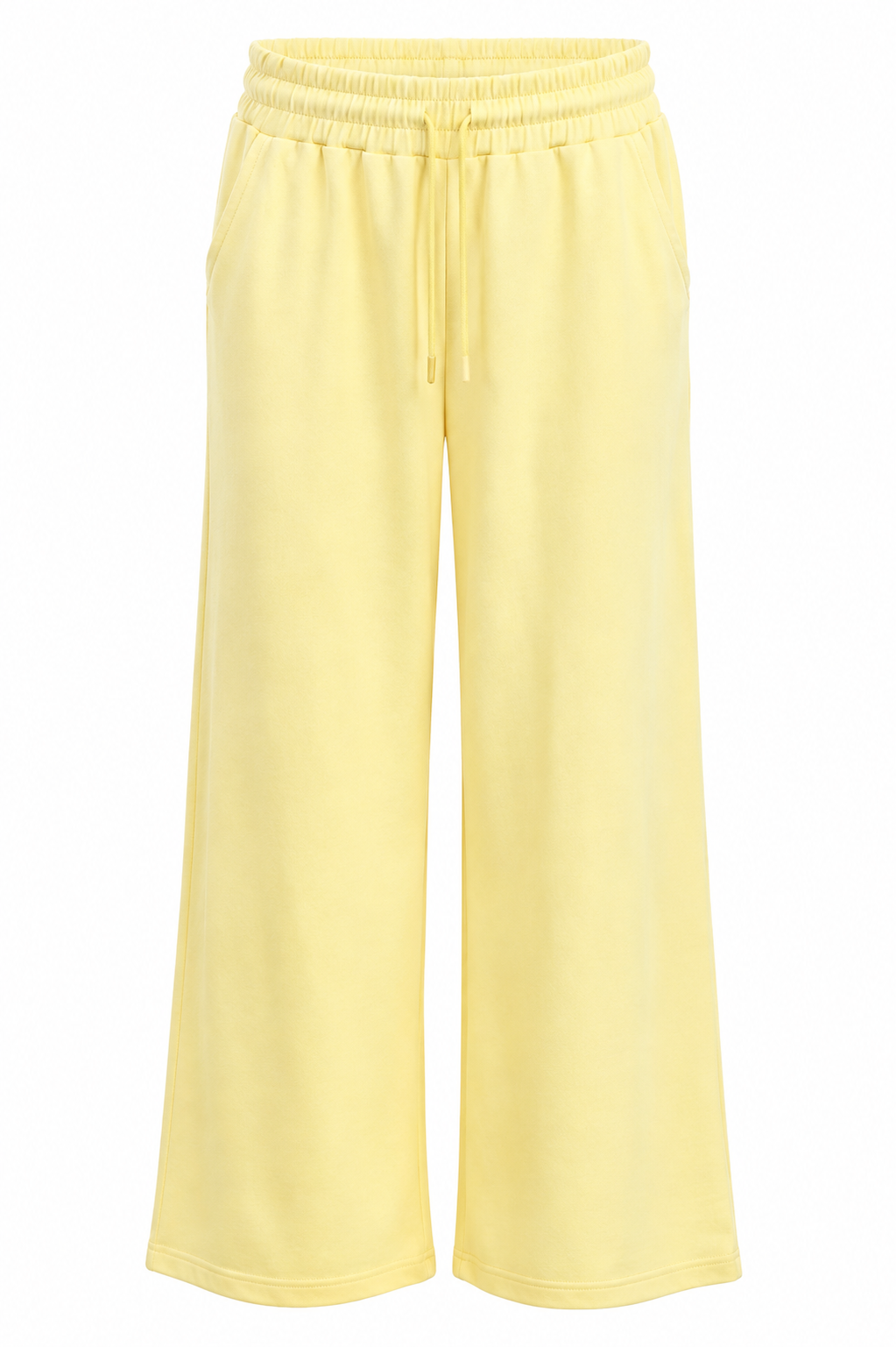 Σετ Basic T-Shirt και Wide Leg Παντελόνα