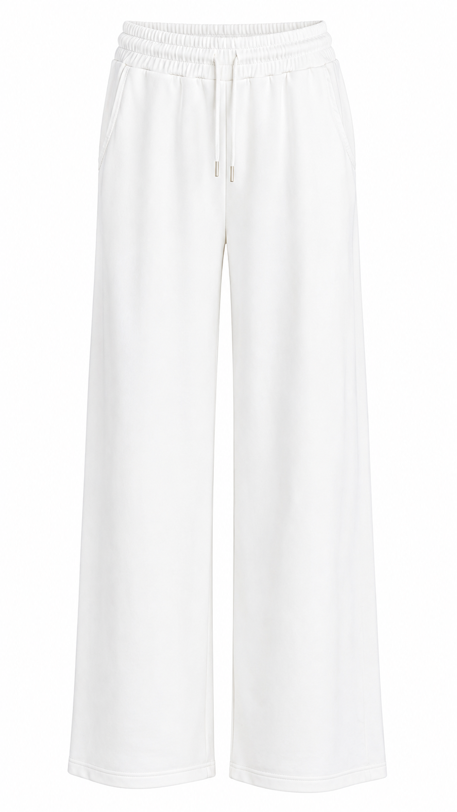 Σετ Basic T-Shirt και Wide Leg Παντελόνα