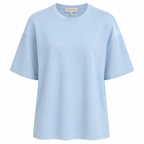 Σετ Basic T-Shirt και Wide Leg Παντελόνα