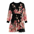 Floral Κρουαζέ Φόρεμα
