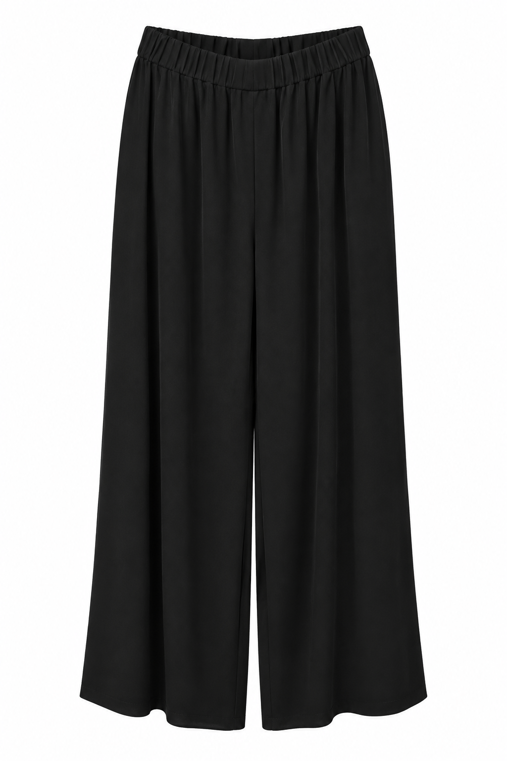 Γυναικείο Σετ με Λευκή Λεπτομέρεια και Wide Leg Παντελόνι