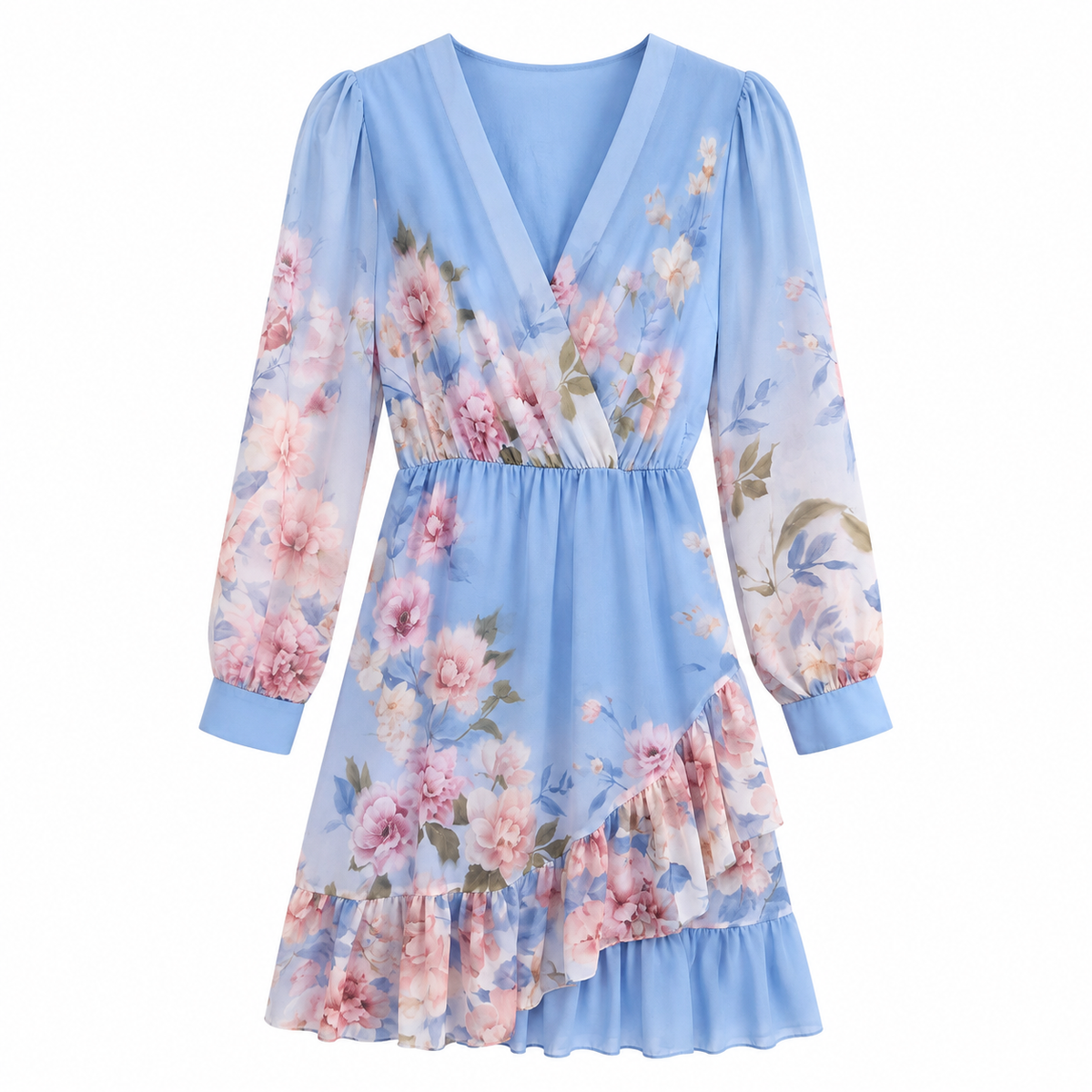 Floral Κρουαζέ Φόρεμα