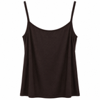 Basic Top με Λεπτές Τιράντες Plus Size