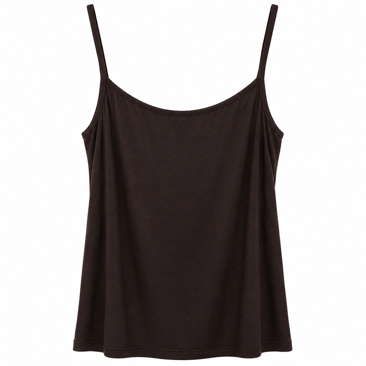 Basic Top με Λεπτές Τιράντες Plus Size